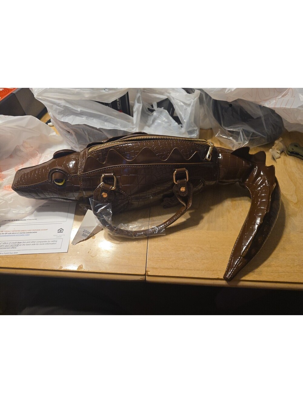 Pordein Gator Shoulder Bag